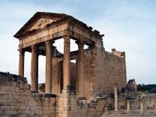 Vista del templo Capitolino