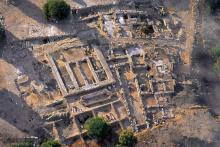 Vista cenital de la excavación